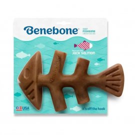 Benebone Fishbone Salmon жувальна іграшка для собак РИБНА КІСТКА, смак ЛОСОСЯ