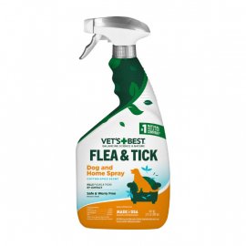 Vets Best Flea&Tick Dogs and Home Spray Cotton Spice Scent спрей від бліх та кліщів для собак і для дому