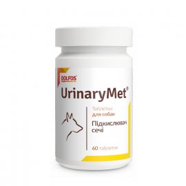 Dolfos (Дольфос) URINOMET (УРИНОМЕТ РЕГУЛЯТОР КИСЛОТНОСТІ МОЧІ) добавка для собак 60 табл (60 г)