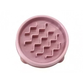 Outward Hound SLO - BOWL TINY миска - лабіринт для повільної їжі для собак ХВИЛЯ РОЖЕВА