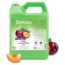Tropiclean PURE PLUM HC концентрований дезодоруючий шампунь для собак і кішок ЧИСТА СЛИВА (1:42)