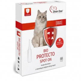 Over Zoo Bio Protecto Spot On спот-он капли от блох, клещей, комаров и мошек для кошек