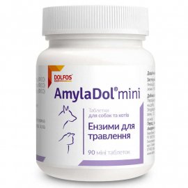 Dolfos (Дольфос) AmylaDol Mini (Аміладол) Вітамінно-мінеральний комплекс для собак малих порід та котів при порушеннях травлення