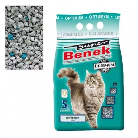 Super Benek (Супер Бенек) OPTIMUM LINE GALAPAGOS бентонитовый оптимальний наполнитель для кошачьего туалета АРОМАТ МОРСКОГО БРИЗА