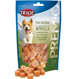 Trixie Premio Fish Chicken Wheels лакомства для собак РУЛЕТИКИ ИЗ КУРИЦЫ И РЫБЫ (31748)