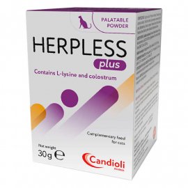 Candioli (Кандіолі) Herpless Plus (Херплес Плюс) противірусний порошок для лікування герпевірусної інфекції у кішок та собак