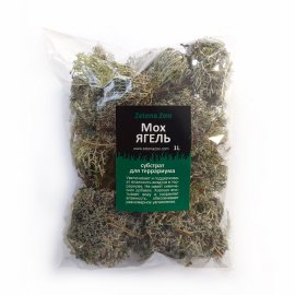 Zelena Zoo Мох Ягель субстрат для террариума