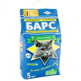 БАРС №1 крупный - впитывающий наполнитель для кошачьего туалета