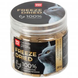 Collar WAUCAT Treats Freeze Dried лакомство для кошек КУРИНАЯ ПЕЧЕНЬ