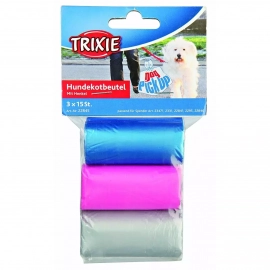 Trixie Пакети з ручками для збирання фекалій, різнокольорові (22845) Trixie Пакети з ручками для збирання фекалій, різнокольорові (22845)