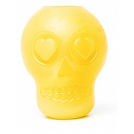 SodaPup (Сода Пап) Skull Treat Dispense іграшка для собак, що світиться ЧЕРЕП, жовтий