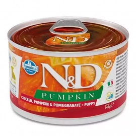 Farmina (Фарміна) N&D Grain Free Pumpkin Chicken & Pomegranate Puppy Mini вологий корм для дрібних міні порід КУРКА, ГАРБУЗ, ГРАНАТ Farmina (Фарміна) N&D Grain Free Pumpkin Chicken & Pomegranate Puppy Mini вологий корм для дрібних міні порід КУРКА, ГАРБУЗ, ГРАНАТ