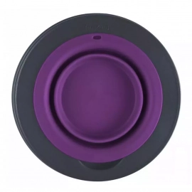 DEXAS Single Elevated Feeder - Миска одинарная на складной подставке для собак и кошек, фиолетовый