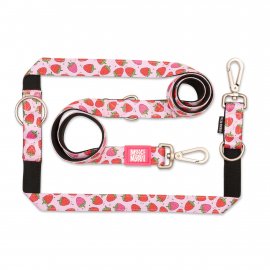 Max & Molly Urban Pets Multi-Function Leash многофункциональный поводок для собак Strawberry