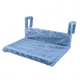 Пухнастики Гамак на радіатор-батарею для кішок, блакитний