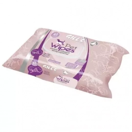 Gill's TALC вологі гігієнічні серветки з тальком для кішок та собак