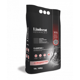 Lindocat ADVANCED CLUMPING+ ACTIVE CARBON бентонитовый наполнитель для кошек с активированным углем