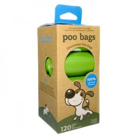 Poo Bags Біорозкладні пакети для прибирання за собакою БЕЗ ЗАПАХУ Poo Bags Біорозкладні пакети для прибирання за собакою БЕЗ ЗАПАХУ