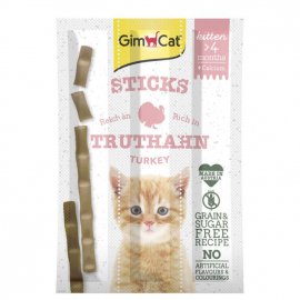 Gimcat STICKS TRUTHAN UND CALCIUM (ПАЛИЧКИ ІНДИЧКА І КАЛЬЦІЙ) ласощі для кошенят