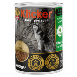 Klicker Dog Lamb Jelly влажный корм для собак, кусочки в желе ЯГНЕНОК