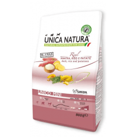 Gheda Unica Natura Unico Mini Duck, Rice and Potatoes сухий корм для собак міні та малих порід КАЧКА, РИС та КАРТОПЛЯ
