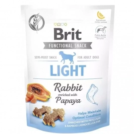 Brit Care Dog Snack Light Rabbit & Papaya ласощі для контролю ваги собак КРОЛИК та ПАПАЙЯ