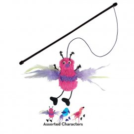 Kong CAT TEASER FEATHER вудка-дражнилка з м'якою іграшкою та пір'ям для кішок