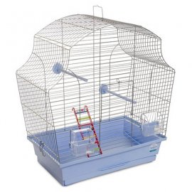 Природа Мері - Клітка для дрібних декоративних птахів хромоване покриття, світло-блакитний