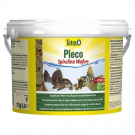 Tetra Pleco Spirulina Wafers корм для травоядных донных рыбок, пластинки