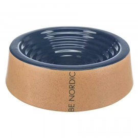 Trixie BE NORDIC керамическая миска для собак, темно-синий/беж