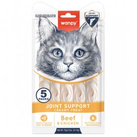 Wanpy (Ванпи) Functional Creamy Lickable Treat Joint Support функциональное жидкое лакомство для суставов кошек