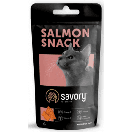 Savory (Сейвори) CATS SNACKS PILLOWS GOURMAND WITH SALMON лакомство для кошек, подушечки с лососем
