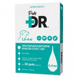 Dr.Pets (Доктор Петс) спот-он краплі від бліх, кліщів для собак