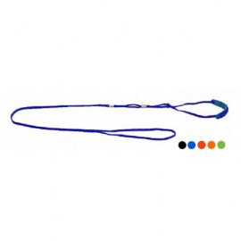 Collar - Нейлонова ринговка для собак зі шкіряною вставкою (4324)