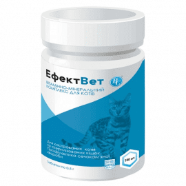 Ветсинтез Ефектвет вітамінно-мінеральний комплекс для кастрованих котів та стерилізованих кішок