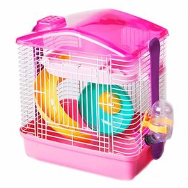 AnimAll HOUSE клітка для хом'яка, рожевий