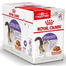 Royal Canin STERILISED in GRAVY консервированный корм для стерилизованных кошек
