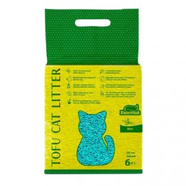Хвостик Tofu Mint наполнитель соевый для кошек МЯТА