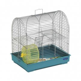 Природа Рокки с колесом - Клетка для мелких декоративных грызунов хромированное покрытие