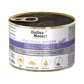 Dolina Noteci (Долина Нотечи) Premium Junior влажный корм для щенков и юниоров мелких пород ПЕЧЕНЬ КРОЛИКА И ЯЗЫК ОЛЕНЯ
