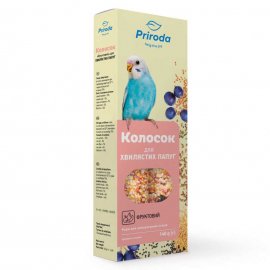 Природа Колосок Фруктовый лакомство для волнистых попугаев