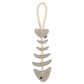 Trixie Fish Bone on Rope іграшка зі шкіри для собак СКЕЛЕТ РИБИ НА МОТУЗЦІ (35993)
