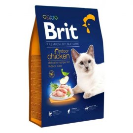 Brit Premium Cat Indoor Chicken сухий корм для кішок, що мешкають у приміщенні КУРКА