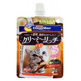 CattyMan (КэттиМен) Creamy Chicken лакомство в виде крема для кошек СЛИВОЧНОЕ ПЮРЕ С КУРИЦЕЙ