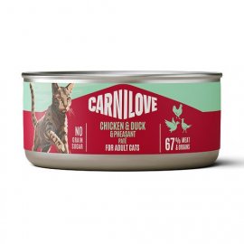 Carnilove Chicken, Duck & Pheasant вологий корм для котів, паштет КУРКА, КАЧКА та ФАЗАН