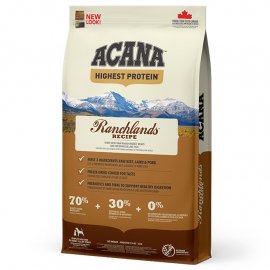 Acana Highest Protein Ranchlands Recipe корм для собак усіх порід, ЯЛОВИЧИНА, ЯГНЯ та СВИНИНА Acana Highest Protein Ranchlands Recipe корм для собак усіх порід, ЯЛОВИЧИНА, ЯГНЯ та СВИНИНА