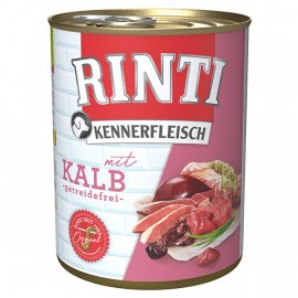 Rinti Kennerfleisch mit Kalb беззерновой влажный корм для собак ТЕЛЯТИНА