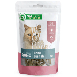 Natures Protection (Нейчез Протекшин) Snack For Cats Dried Sunfish лакомство для кошек СУШЕНЫЕ СОЛНЕЧНЫЕ ОКУНИ