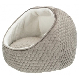 Trixie LIVIA лежак-печера для кішок, сіро-коричневий/крем (36350)