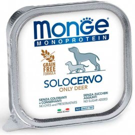 Monge Dog Monoprotein Adult Deer монопротеїновий вологий корм для собак ОЛЕНИНА, паштет